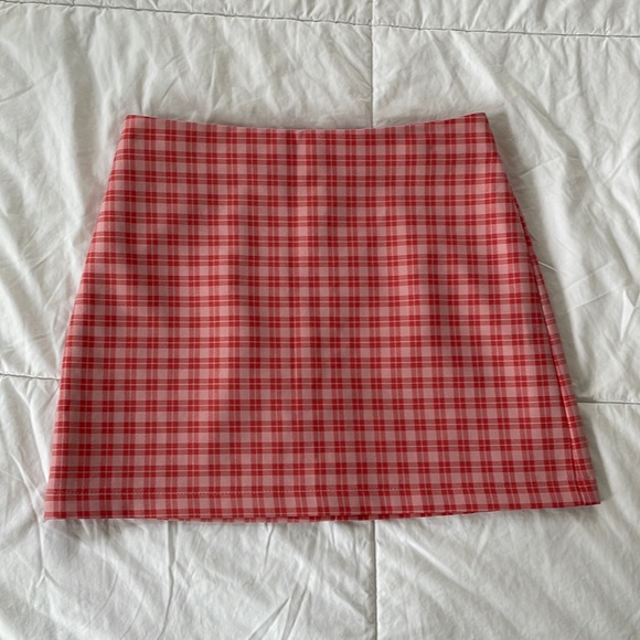 Urban Outfitters Plaid Mini Skirt XS - Picture 2 of 6